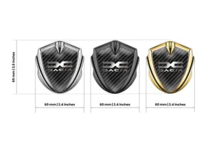 Dacia Kuppel Emblem Abzeichen Tuning Stil Glänzend X
